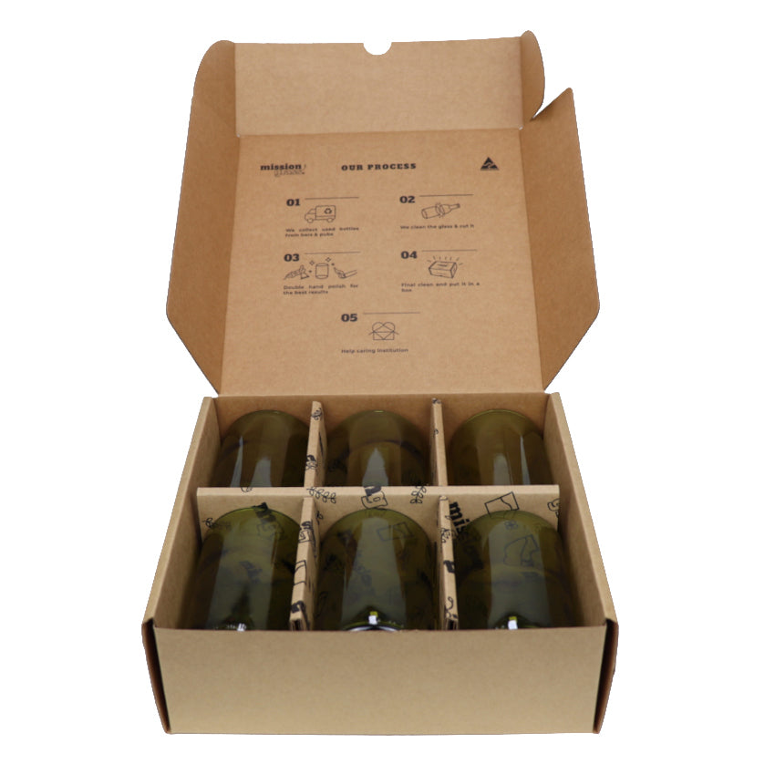 Save Six (from landfill) Pack - Green